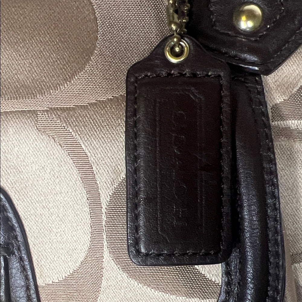 Coach Signature Jacquard Satchel - Picture 8 of 16